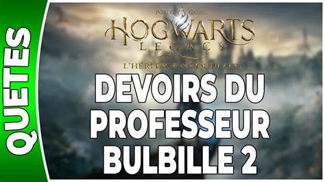 devoir 2 bulbille|DEVOIR 2 DU PROFESSEUR BULBILLE